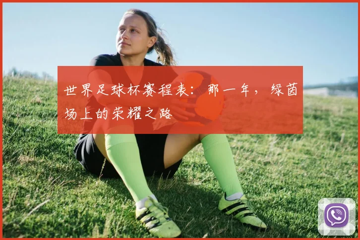世界足球杯赛程表：那一年，绿茵场上的荣耀之路